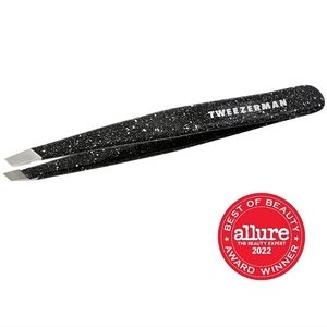 🌌 Tweezerman Dusted Onyx Slant Tweezer